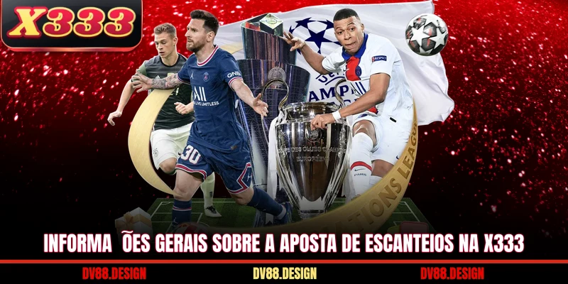 Informações gerais sobre a aposta de escanteios na X333